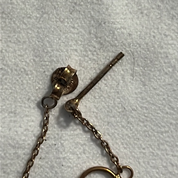 Dangling Hearts Earrings 925 - Picture 2 of 5